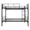 Belit pakoworld metal bunk bed in black shade 90x190cm