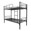 Belit pakoworld metal bunk bed in black shade 90x190cm
