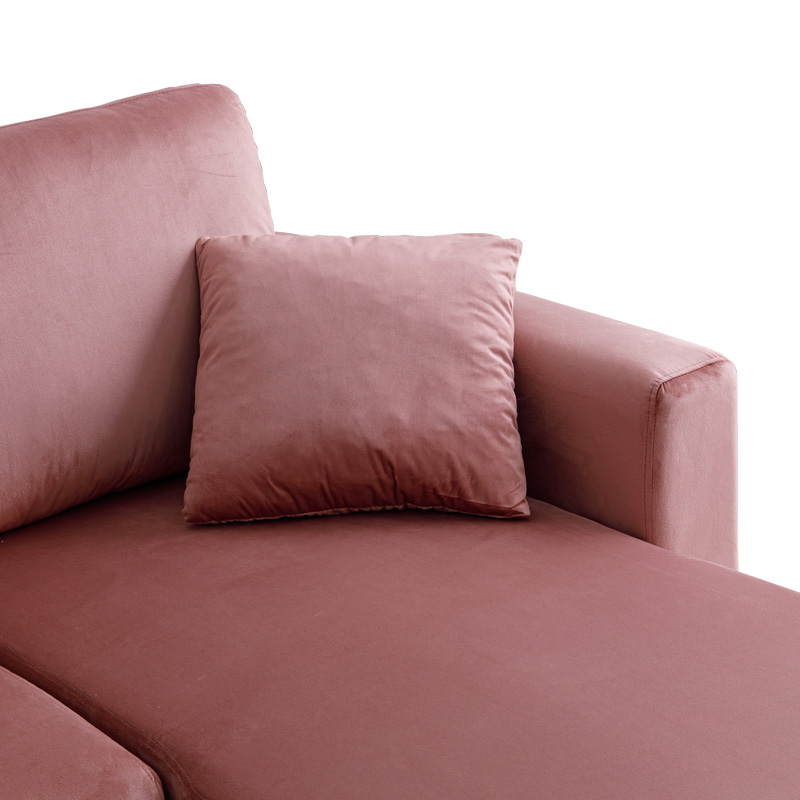Kamore pakoworld corner reversible sofa bed with storage space velvet rotten apple 223x146x85cm Kamore pakoworld corner reversible sofa bed with storage space velvet rotten apple 223x146x85cm
