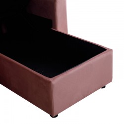 Kamore pakoworld corner reversible sofa bed with storage space velvet rotten apple 223x146x85cm Kamore pakoworld corner reversible sofa bed with storage space velvet rotten apple 223x146x85cm