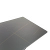Table Bethan pakoworld sintered stone-metal black marble look-black 160x80x75cm