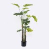 Decorative plant in pot Deliciosa I Inart green D90x160cm