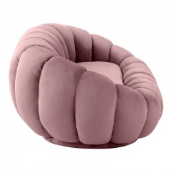 Sofa Embrace pakoworld velvet in rotten apple shade 180x105x65cm