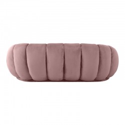 Sofa Embrace pakoworld velvet in rotten apple shade 180x105x65cm