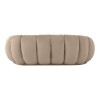 Sofa Embrace pakoworld velvet in beige shade 180x105x65cm