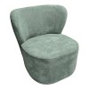 Veridian pakoworld fabric armchair in pistachio shade 63x70x66cm