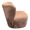 Veridian pakoworld fabric armchair in rotten apple shade 63x70x66cm