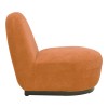 Zenny armchair pakoworld fabric in terracotta color 64x85x68cm