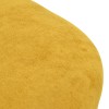 Zenny swivel armchair pakoworld fabric in yellow shade 64x85x68cm