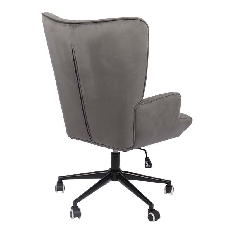 Lobima pakoworld executive office chair, swivel, charcoal velvet, 71x68x104cm