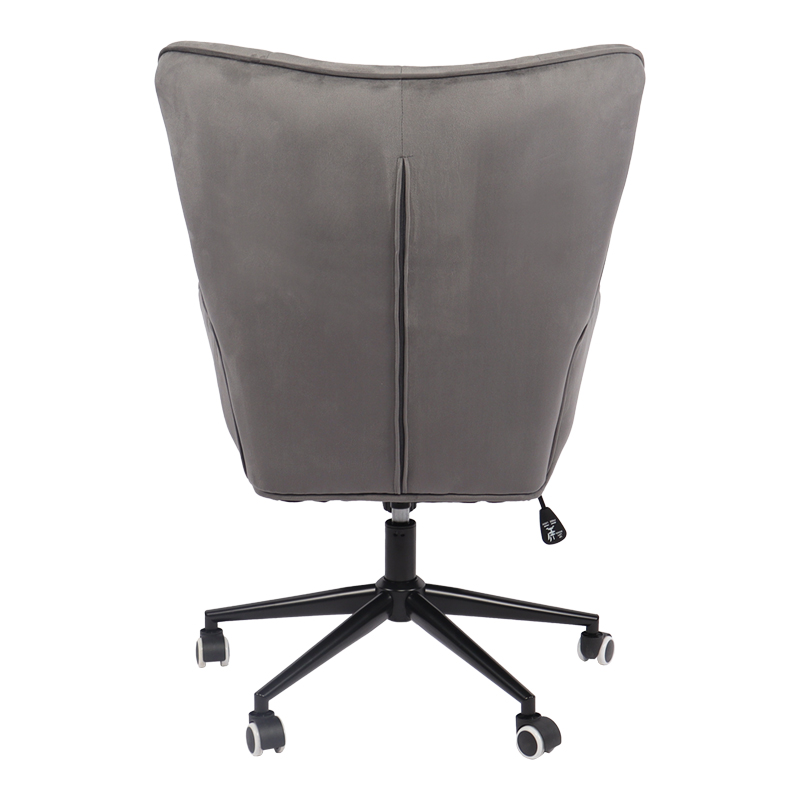 Lobima pakoworld executive office chair, swivel, charcoal velvet, 71x68x104cm