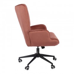 Lobima pakoworld director's office chair, rotting apple, velvet, 71x68x104cm
