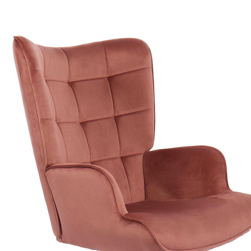 Lobima pakoworld director's office chair, rotting apple, velvet, 71x68x104cm