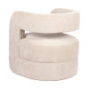Armchair Coconda pakoworld beige fabric 63x68x71cm