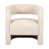 Armchair Coconda pakoworld beige fabric 63x68x71cm