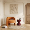 Armchair Janko pakoworld amber fabric 67x78x71cm