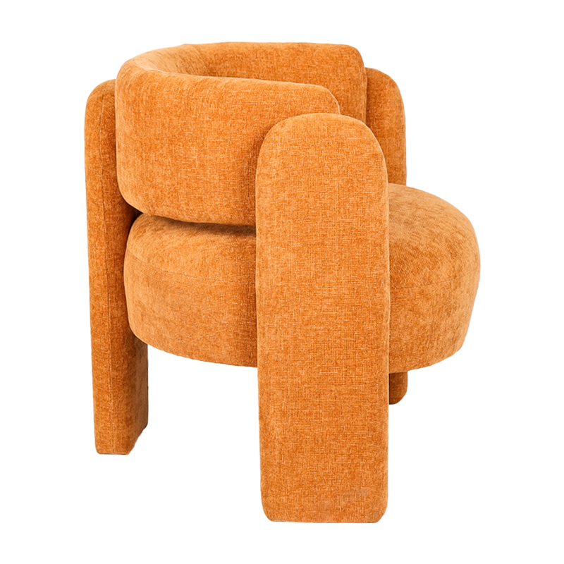 Armchair Janko pakoworld amber fabric 67x78x71cm