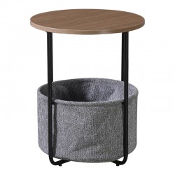 Βοηθητικό τραπέζι Fredami pakoworld sonoma Φ40x50εκ