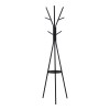 Coat rack Denner pakoworld metal in black color 48.5x48.5x180cm