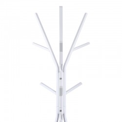 Καλόγερος Denner pakoworld μέταλλο σε λευκή απόχρωση 48.5x48.5x180εκ