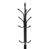 Coat rack Keleste pakoworld metal in black color D37x175cm