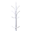 Coat rack Keleste pakoworld metal in white color D37x175cm