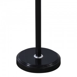 Καλόγερος Sinem pakoworld μέταλλο σε μαύρη-φυσική απόχρωση Φ30x175εκ