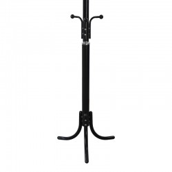 Καλόγερος Mendora pakoworld μέταλλο σε μαύρη απόχρωση 40x40x180εκ