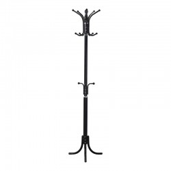 Καλόγερος Mendora pakoworld μέταλλο σε μαύρη απόχρωση 40x40x180εκ