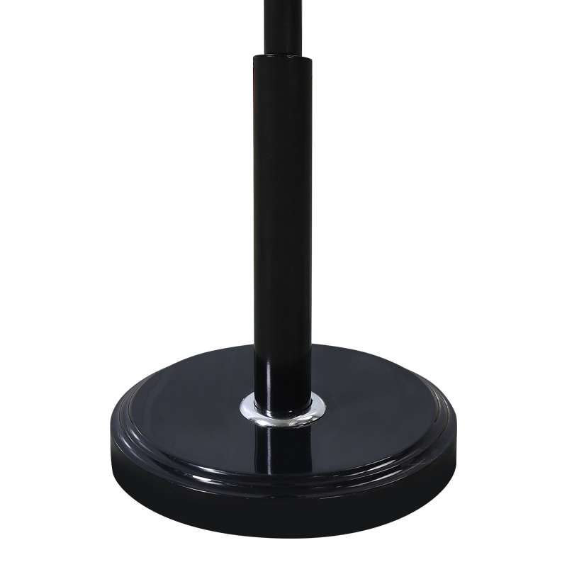 Καλόγερος Portu pakoworld μέταλλο σε μαύρη-φυσική απόχρωση Φ30x170εκ