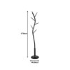 Coat rack Portu pakoworld metal in white-natural color D30x170cm