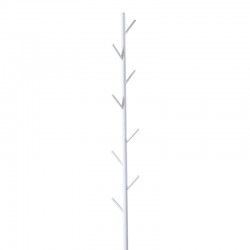 Καλόγερος Tebera pakoworld μέταλλο σε λευκή απόχρωση Φ30x170εκ