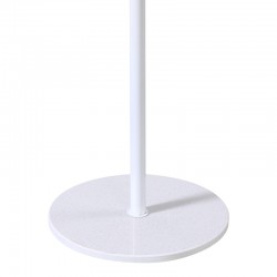 Καλόγερος Tebera pakoworld μέταλλο σε λευκή απόχρωση Φ30x170εκ