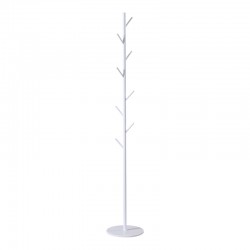 Καλόγερος Tebera pakoworld μέταλλο σε λευκή απόχρωση Φ30x170εκ