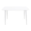 Τραπέζι Vista pakoworld αλουμίνιο σε λευκη απόχρωση 150x80x72εκ