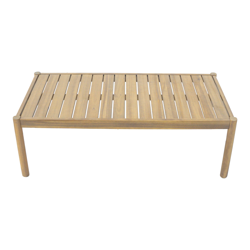 Σαλόνι εξωτερικού χώρου Verilan pakoworld μασίφ ξύλο ακακίας με σχοινί και μπεζ μαξιλάρια