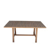Table Malibu pakoworld acacia wood in natural color 180x90x75cm