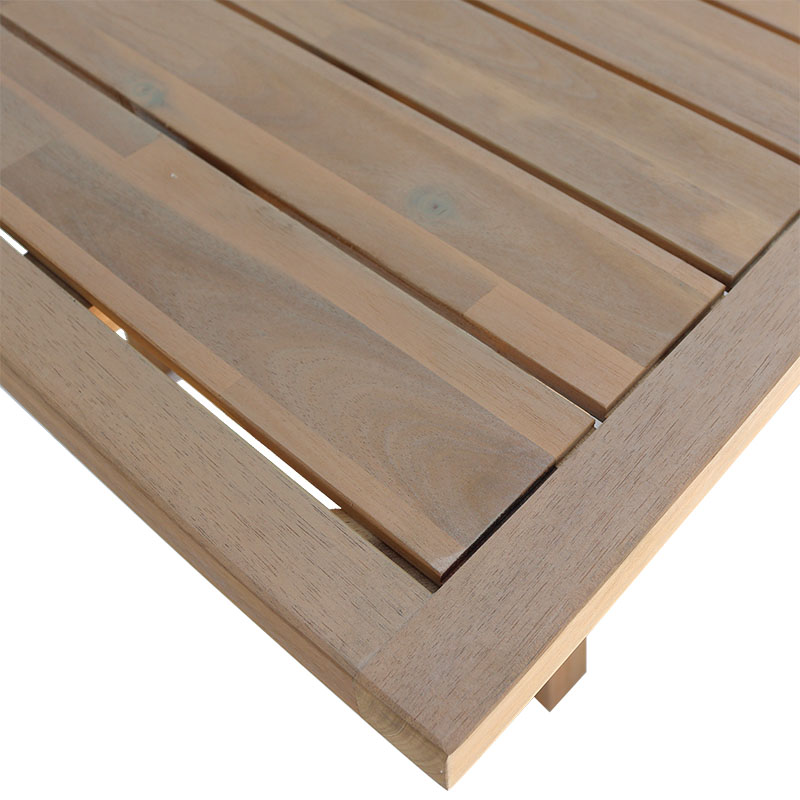 Table Malibu pakoworld acacia wood in natural color 180x90x75cm