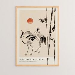 Wall art in frame Birdo pakoworld with digital print 33x1.5x48cm