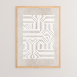 Πίνακας Liny pakoworld με ψηφιακή εκτύπωση και πλαίσιο 33x1.5x48εκ