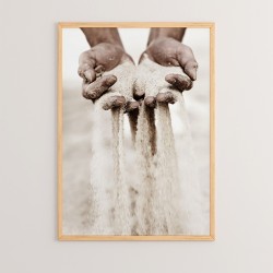 Wall art in frame Ellery pakoworld with digital print 33x1.5x48cm