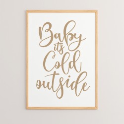 Πίνακας Berby pakoworld με ψηφιακή εκτύπωση και πλαίσιο 33x1.5x48εκ