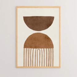 Πίνακας Serby pakoworld με ψηφιακή εκτύπωση και πλαίσιο 33x1.5x48εκ