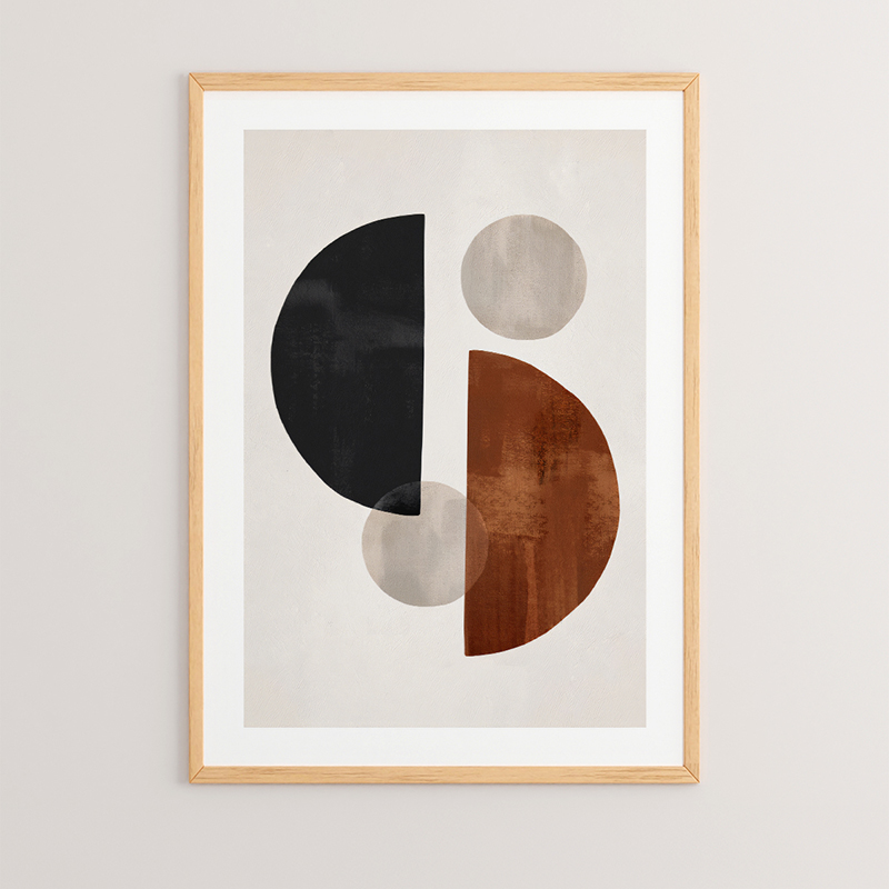 Wall art in frame Cana pakoworld with digital print 33x1.5x48cm