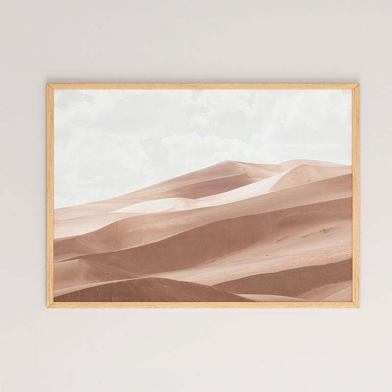 Wall art in frame Beldo pakoworld with digital print 48x1.5x33cm