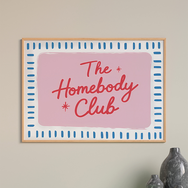 Wall art in frame Dineria pakoworld with digital print 48x1.5x33cm