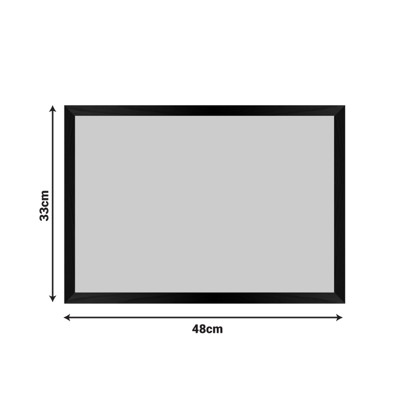 Wall art in frame Bredo pakoworld with digital print 48x1.5x33cm