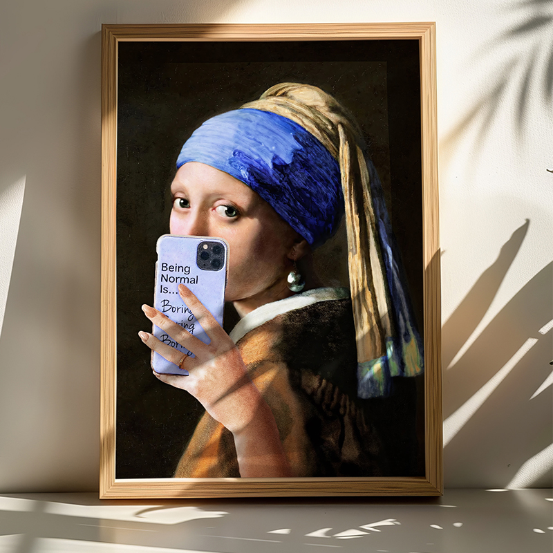 Wall art in frame Dorazen pakoworld with digital print 33x1.5x48cm