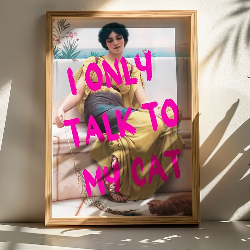 Wall art in frame Catem pakoworld with digital print 50x2x70cm