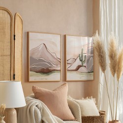 Wall art in frame Beniz pakoworld diptyque with digital print 33x1.5x48cm